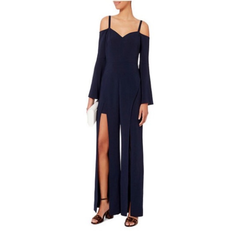 Intermix Gemma Cold Shoulder Split Leg Jumpsuit 4